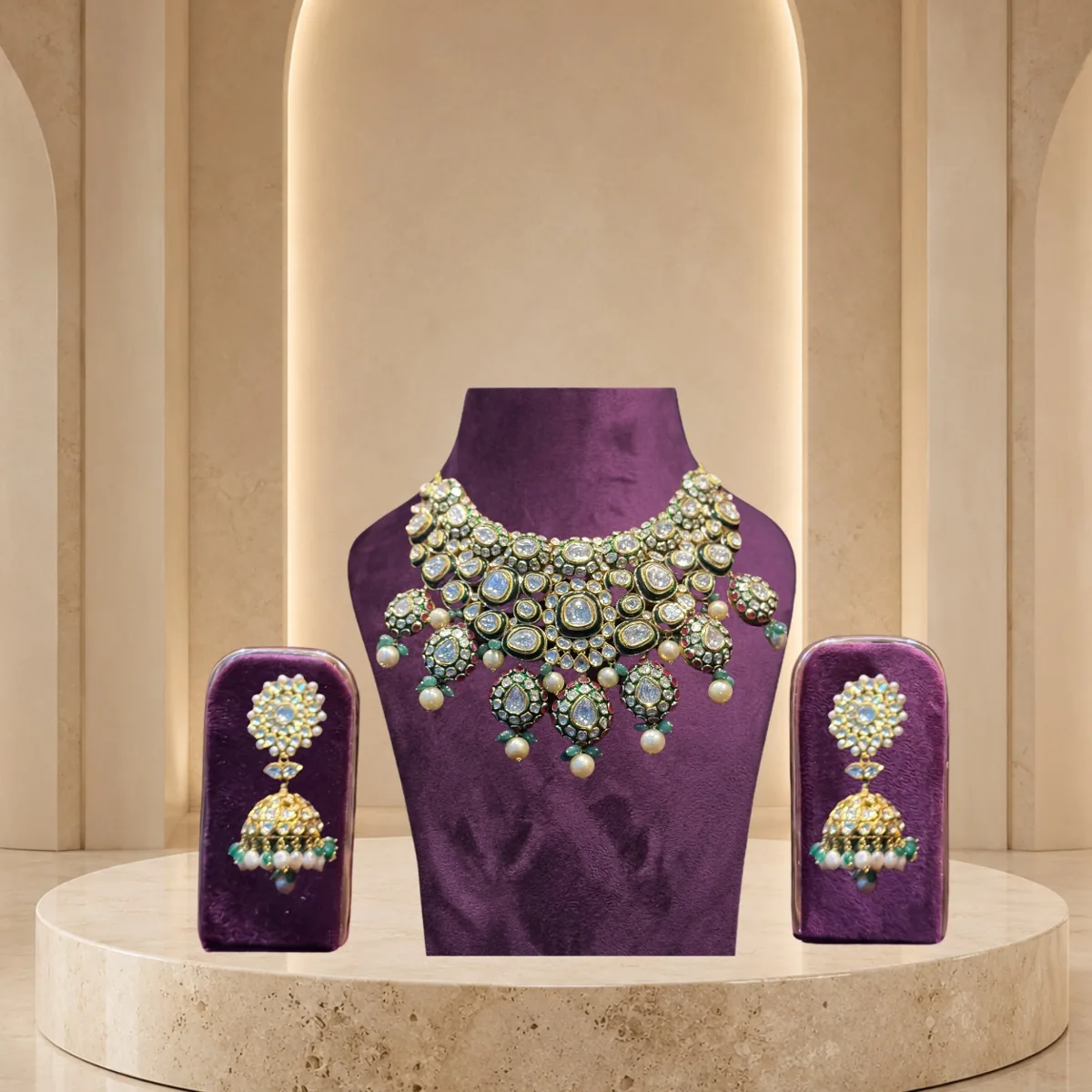 Setting — jewellery making at Shree Kishan Jewellers & Sons